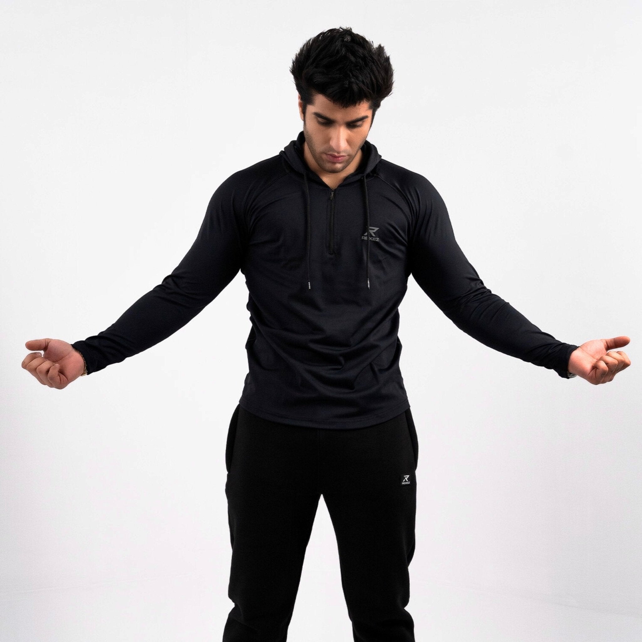 Premium Lycra Hoodie - Rexez Fitwear