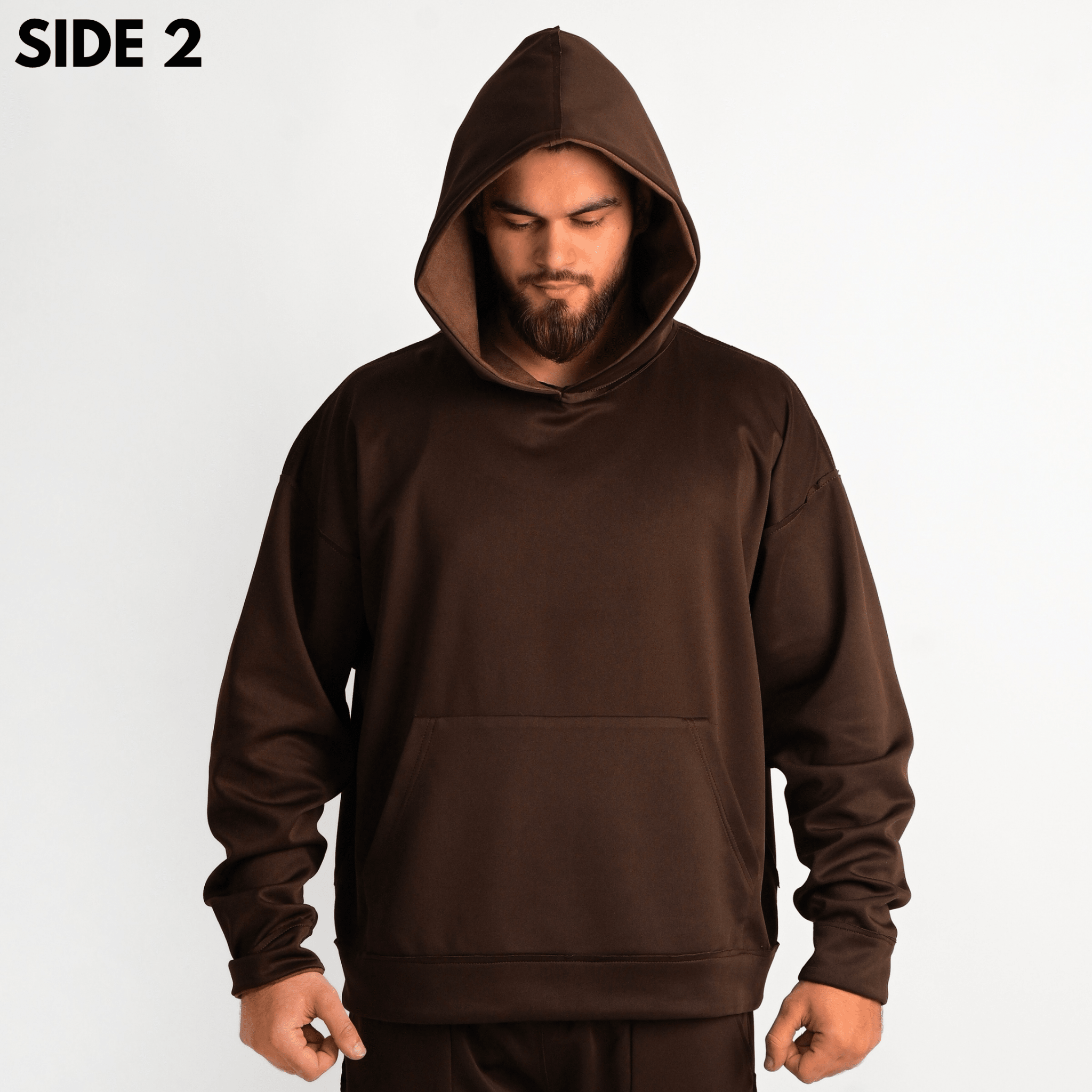 Reversible Suede Hoodie - Rexez Fitwear