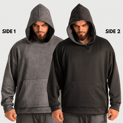 Reversible Suede Hoodie - Rexez Fitwear