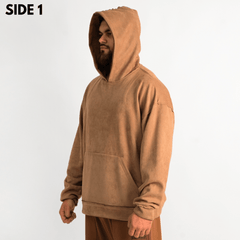 Reversible Suede Hoodie - Rexez Fitwear