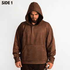Reversible Suede Hoodie - Rexez Fitwear