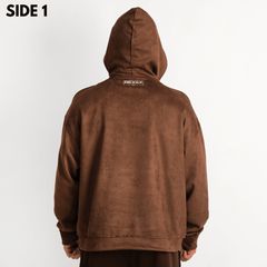 Reversible Suede Hoodie - Rexez Fitwear