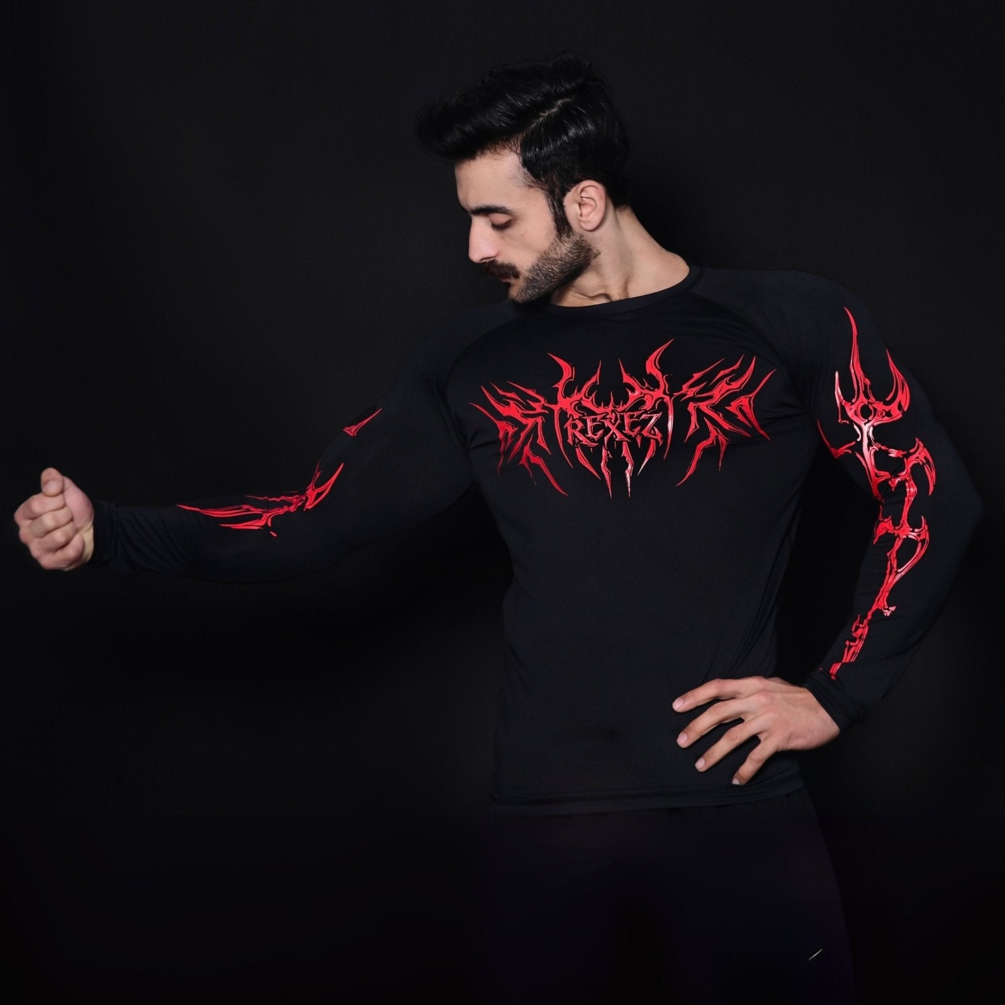 Shadow Long Sleeve Compression - Rexez Fitwear
