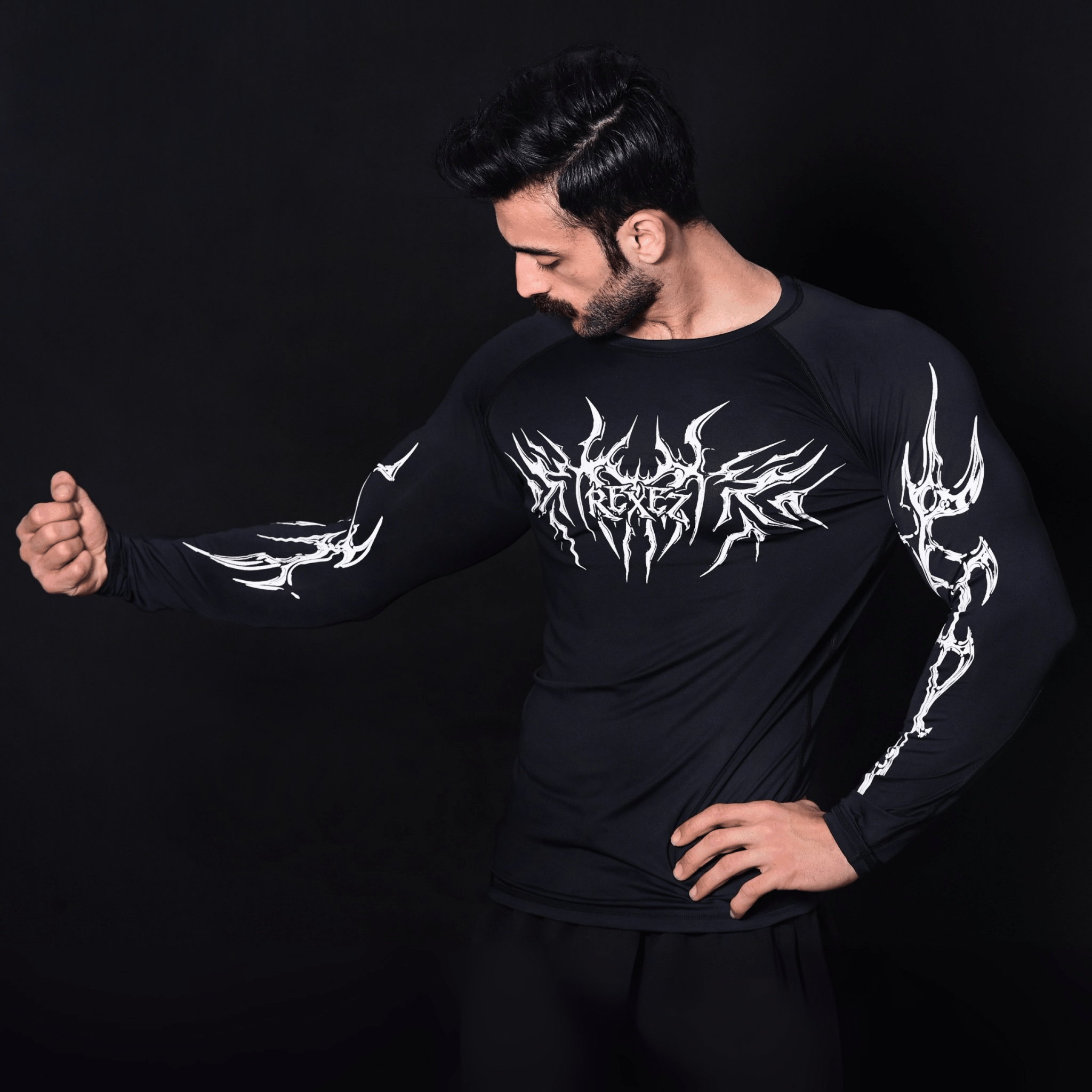 Shadow Long Sleeve Compression - Rexez Fitwear