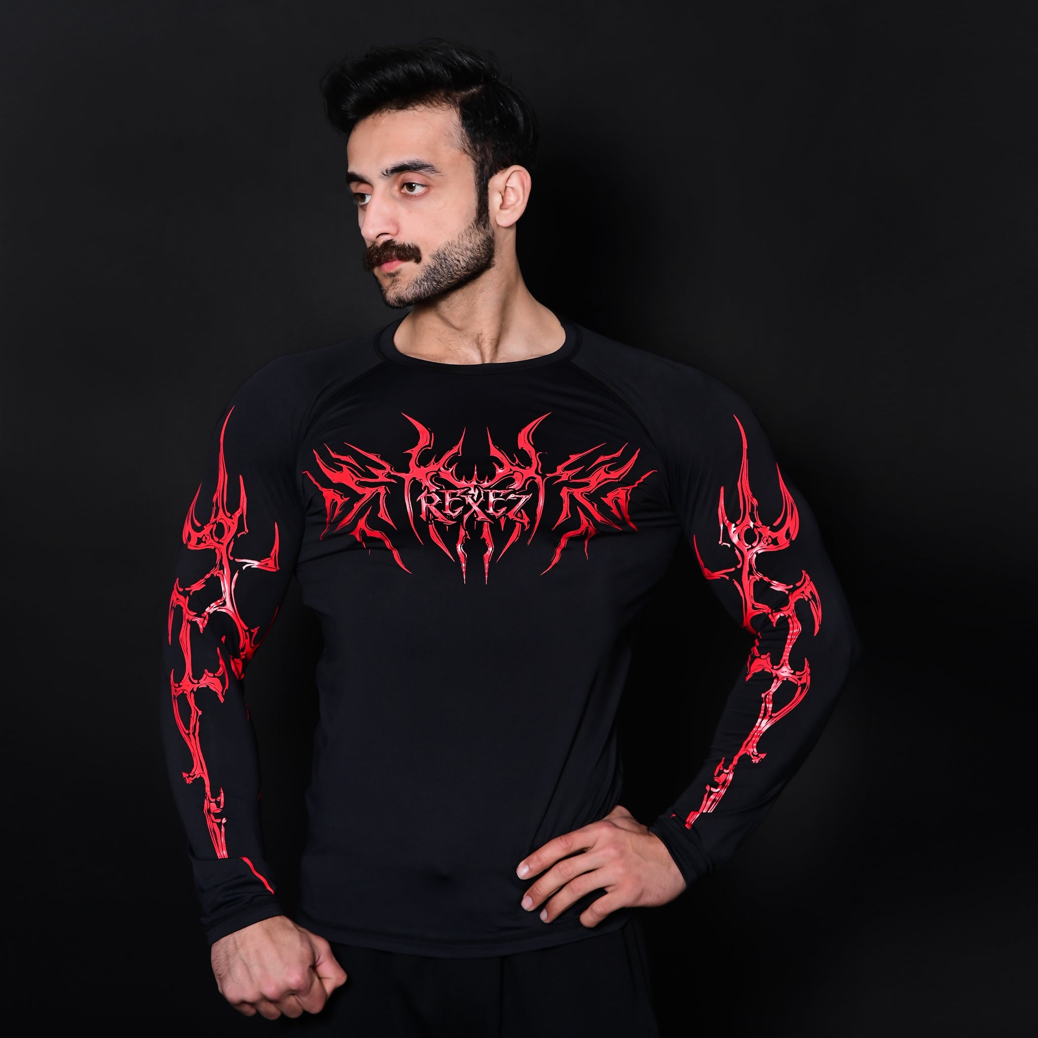 Shadow Long Sleeve Compression - Rexez Fitwear