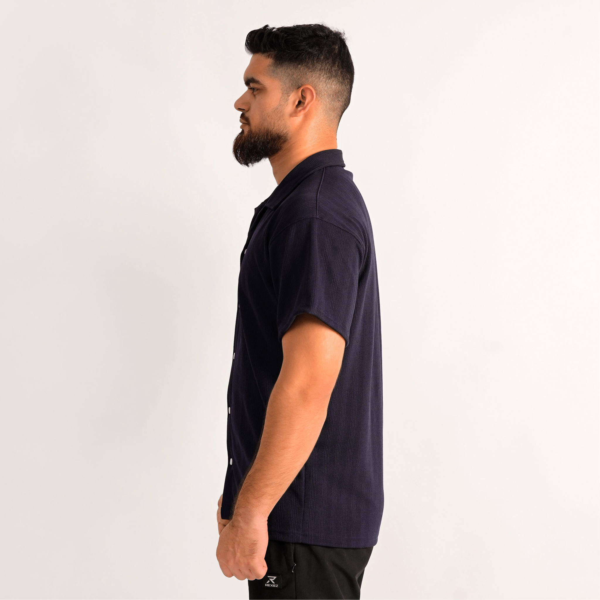 Weave Button - Down Shirt - Rexez Fitwear