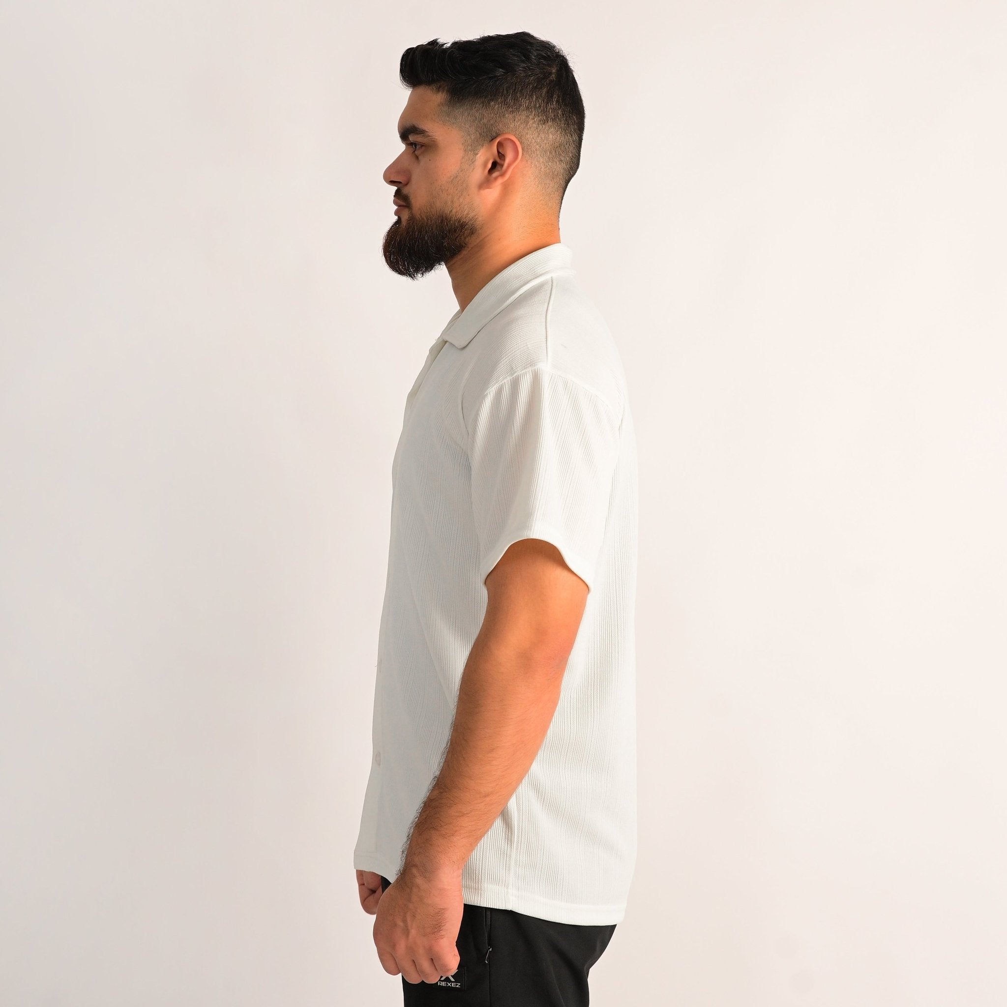 Weave Button - Down Shirt - Rexez Fitwear