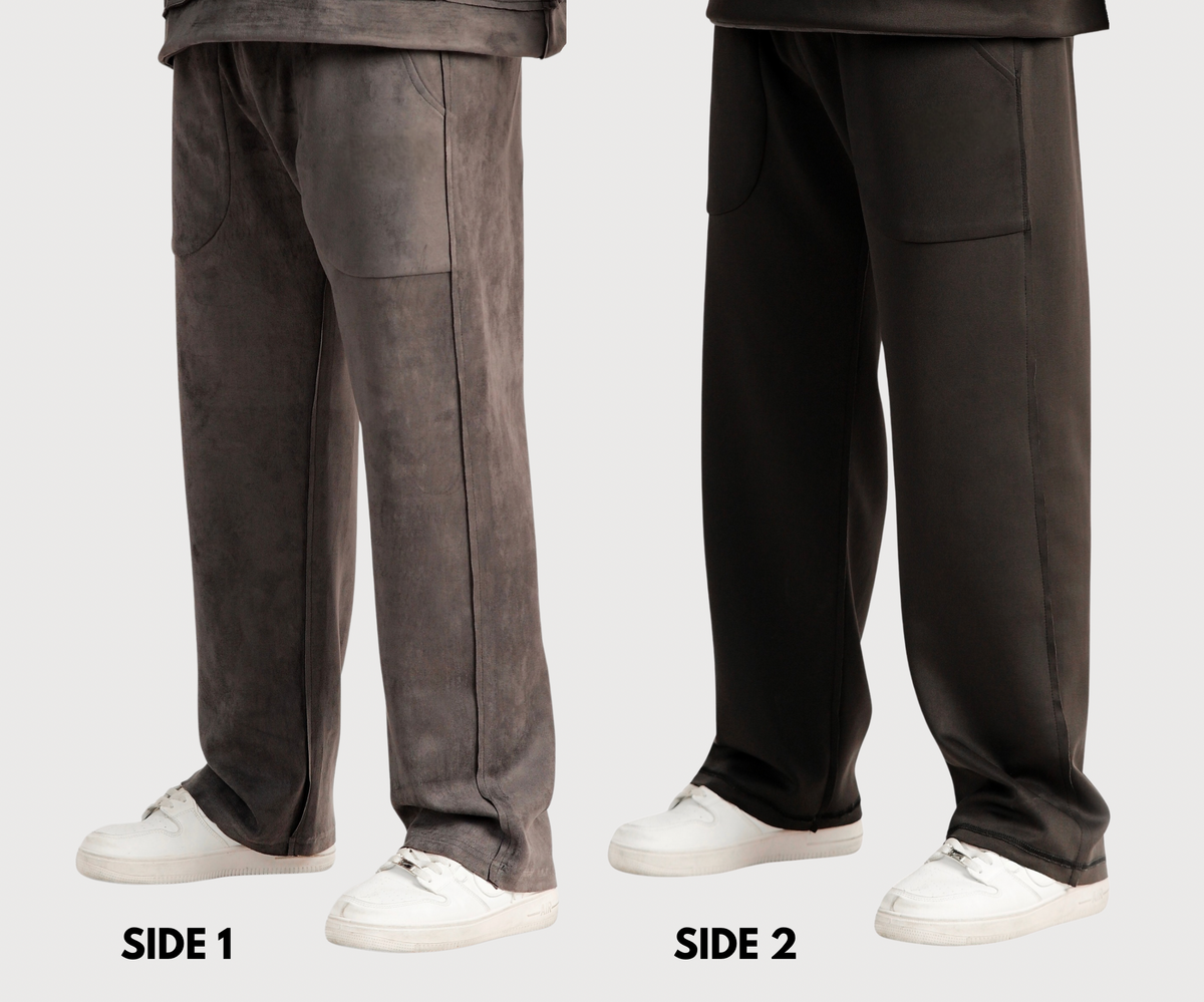 Reversible Suede Trousers