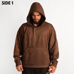 Reversible Suede Hoodie