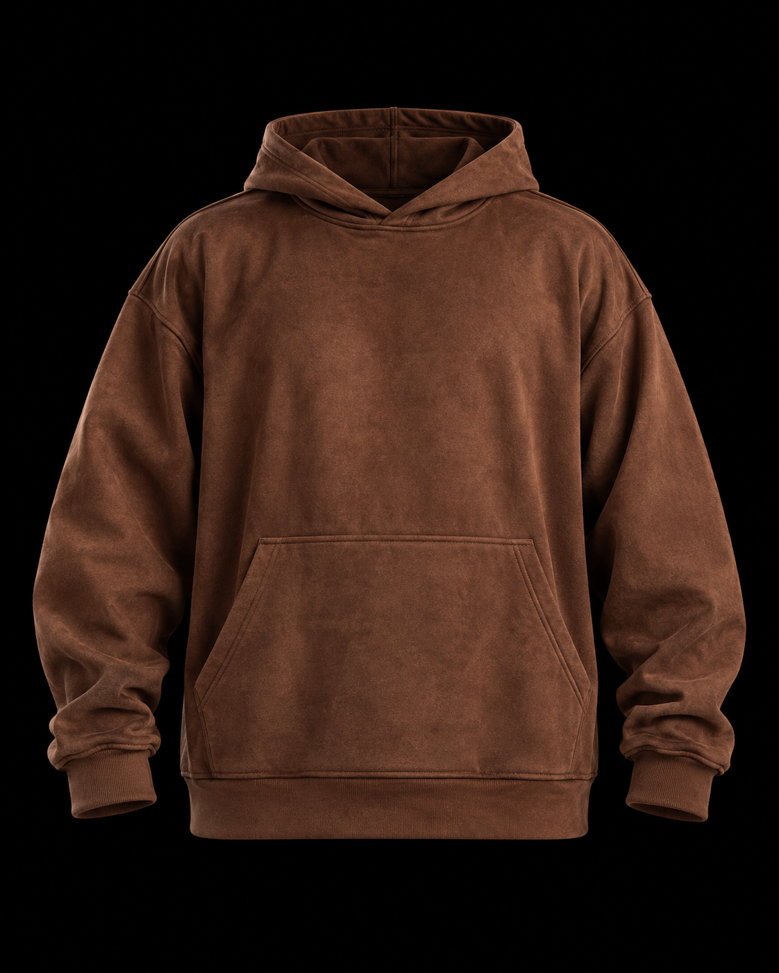 Suede Ovesized Hoodie