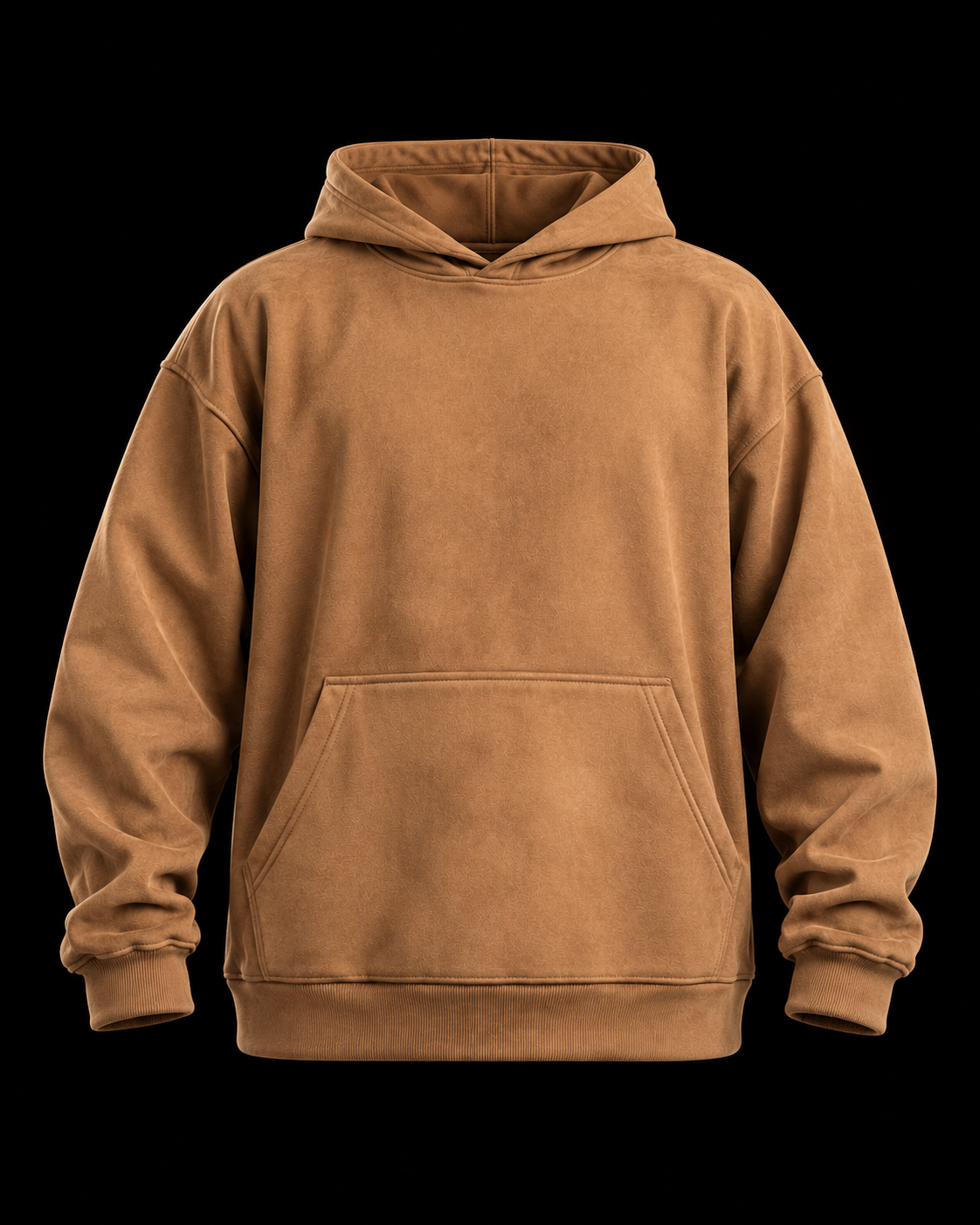 Suede Oversized Hoodie