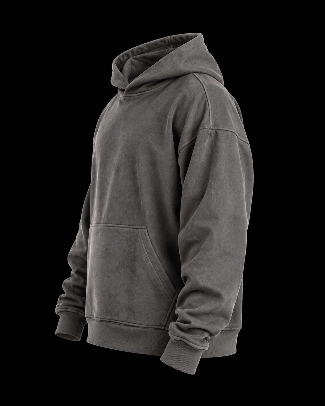 Suede Oversized Hoodie