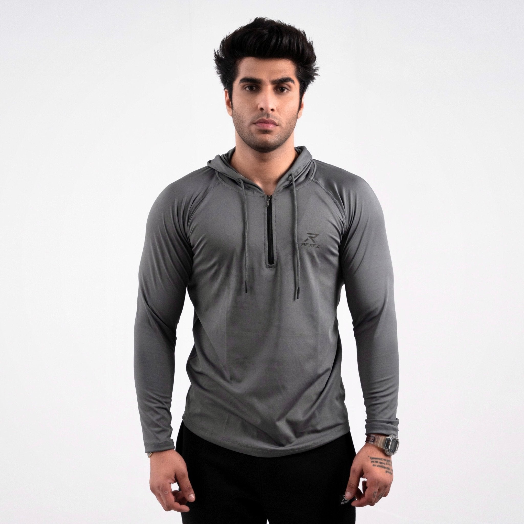 Premium Lycra Hoodie - Rexez Fitwear