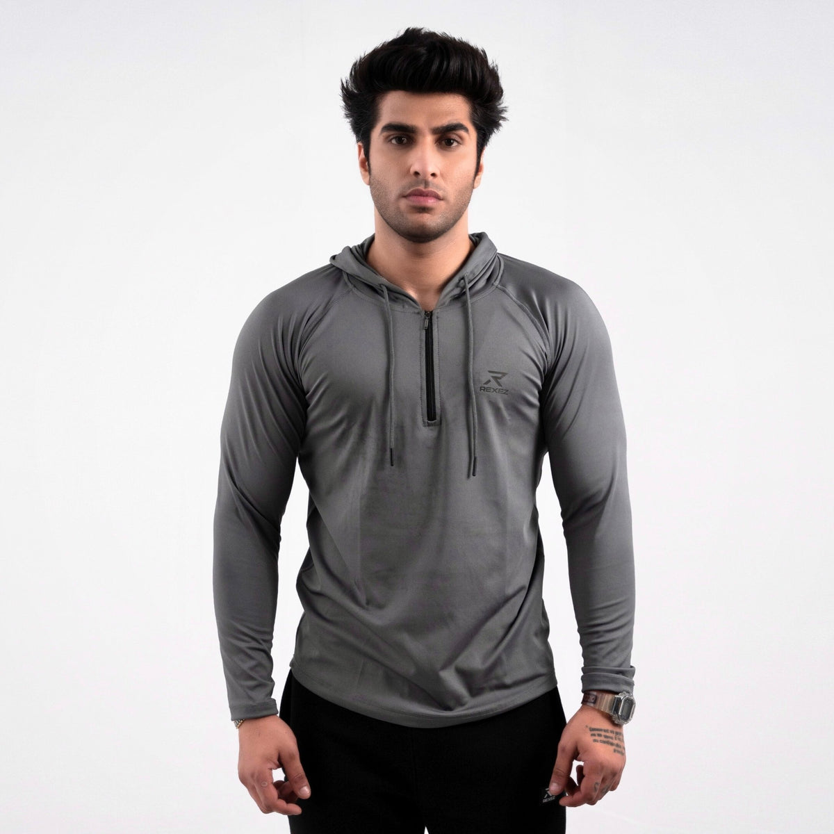 Premium Lycra Hoodie - Rexez Fitwear