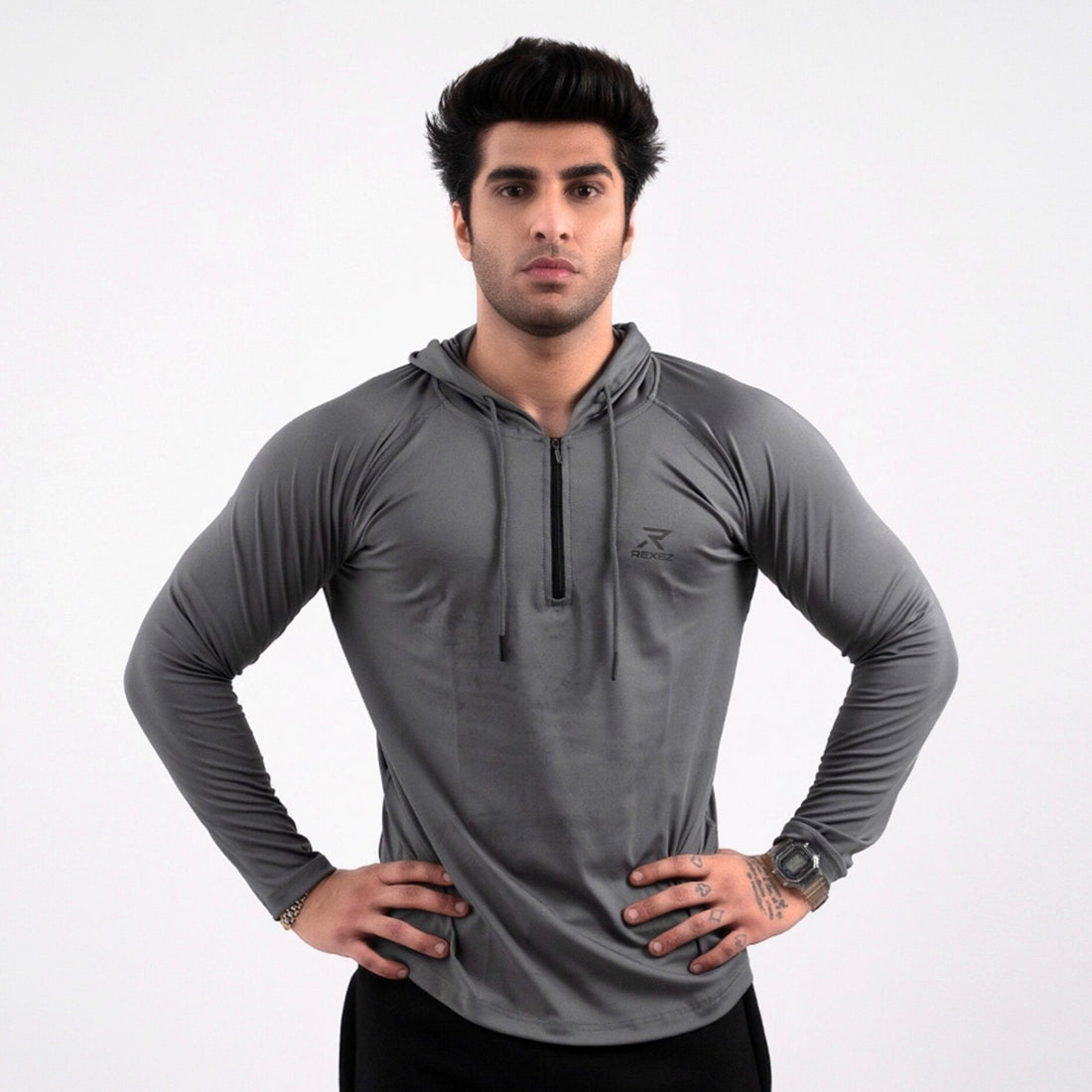 Premium Lycra Hoodie - Rexez Fitwear