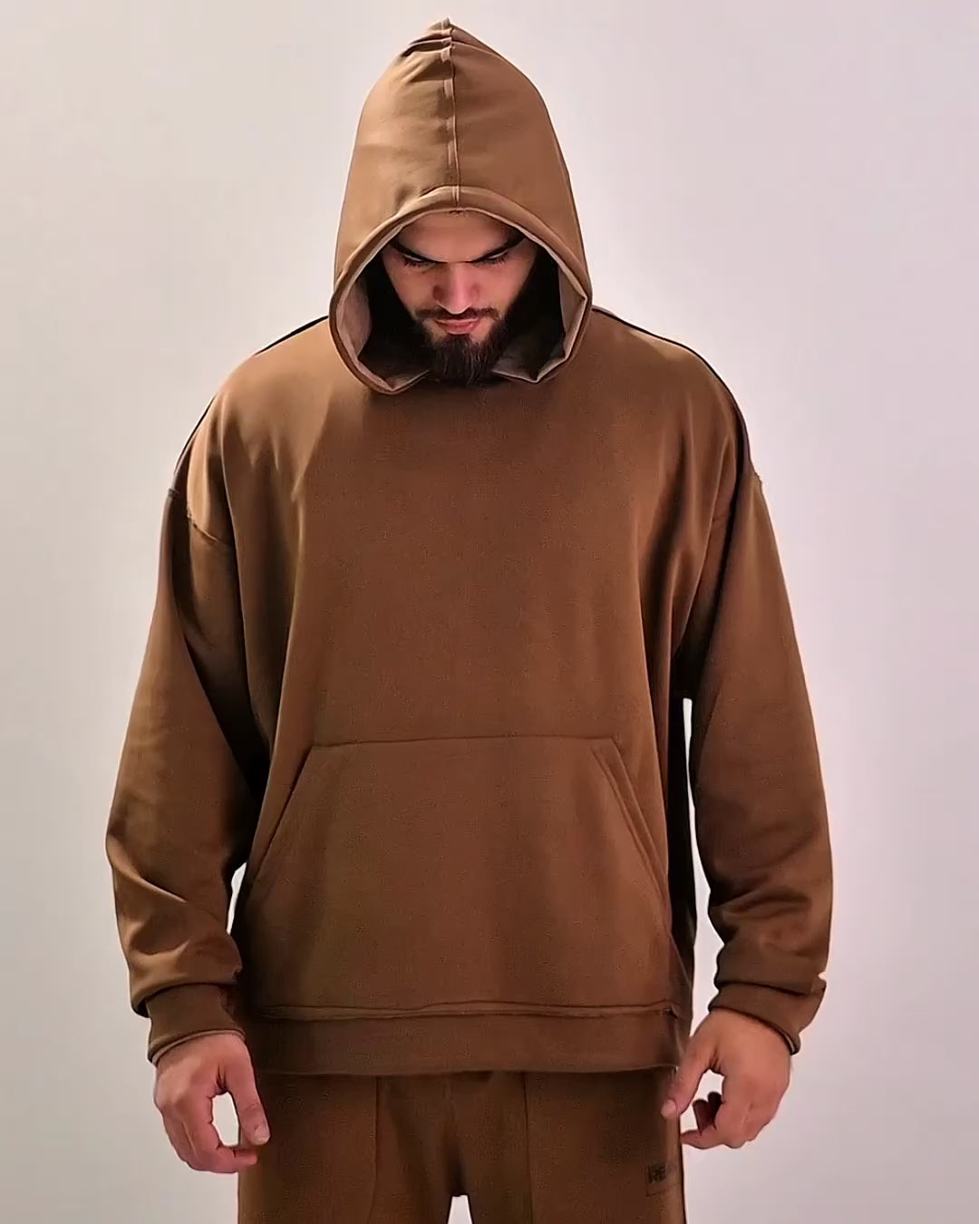 Reversible Suede Hoodie