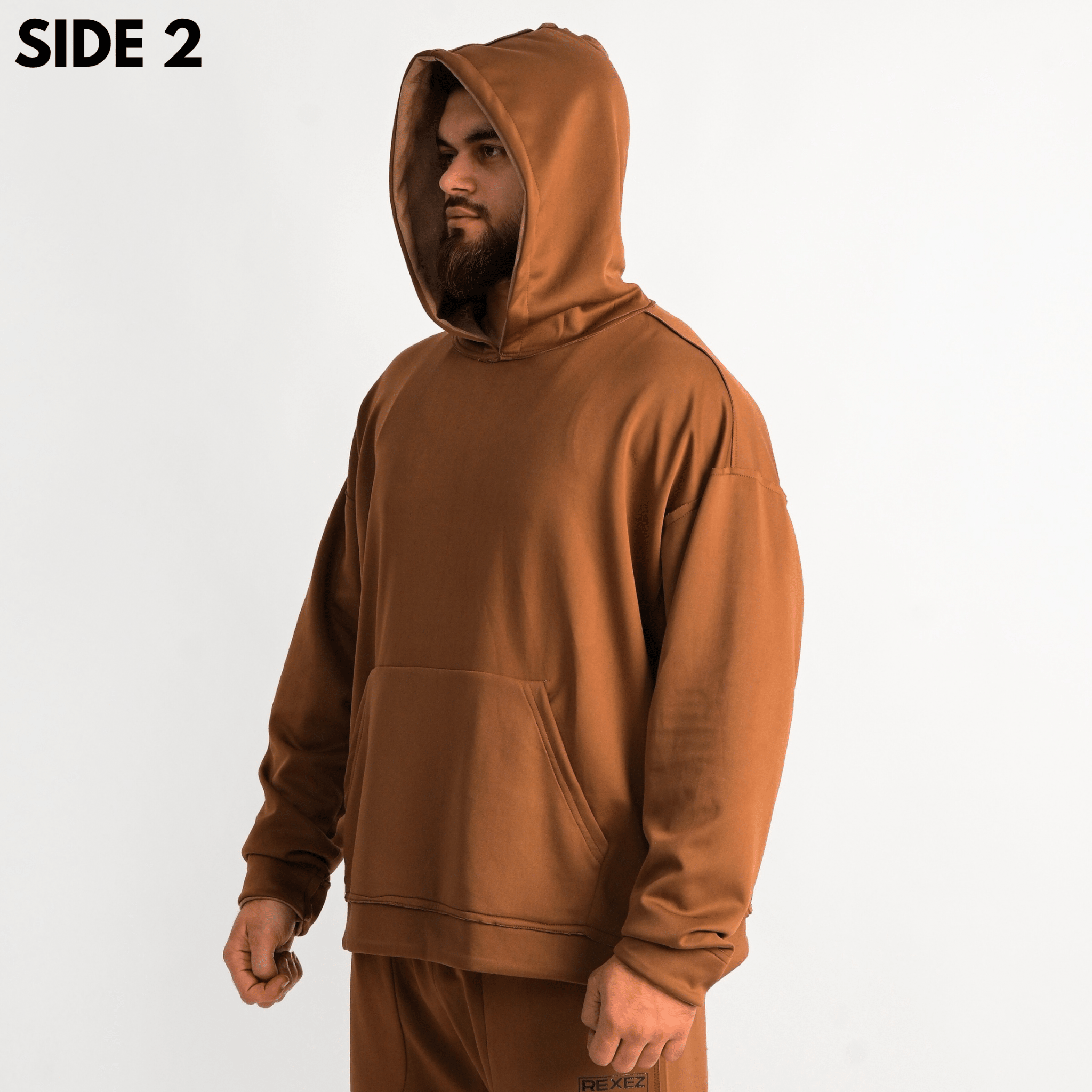 Reversible Suede Hoodie - Rexez Fitwear