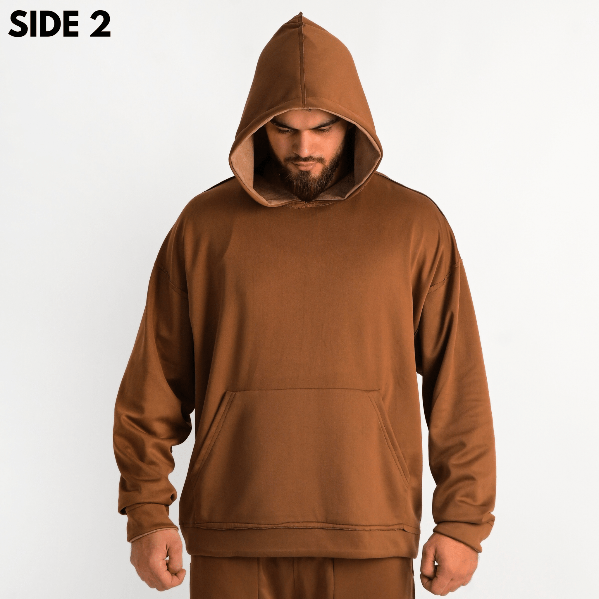 Reversible Suede Hoodie - Rexez Fitwear