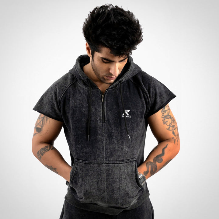 RoughCut Terry Hoodie - Rexez Fitwear
