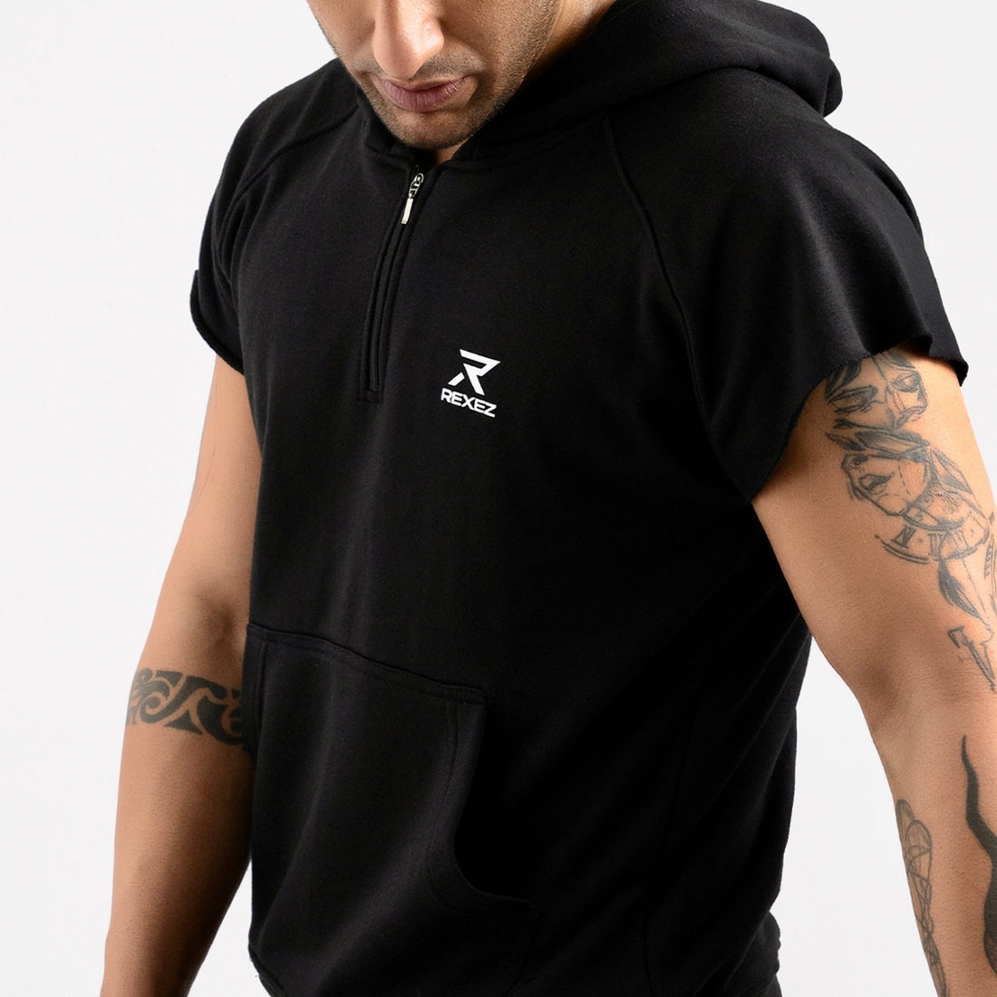 RoughCut Terry Hoodie - Rexez Fitwear