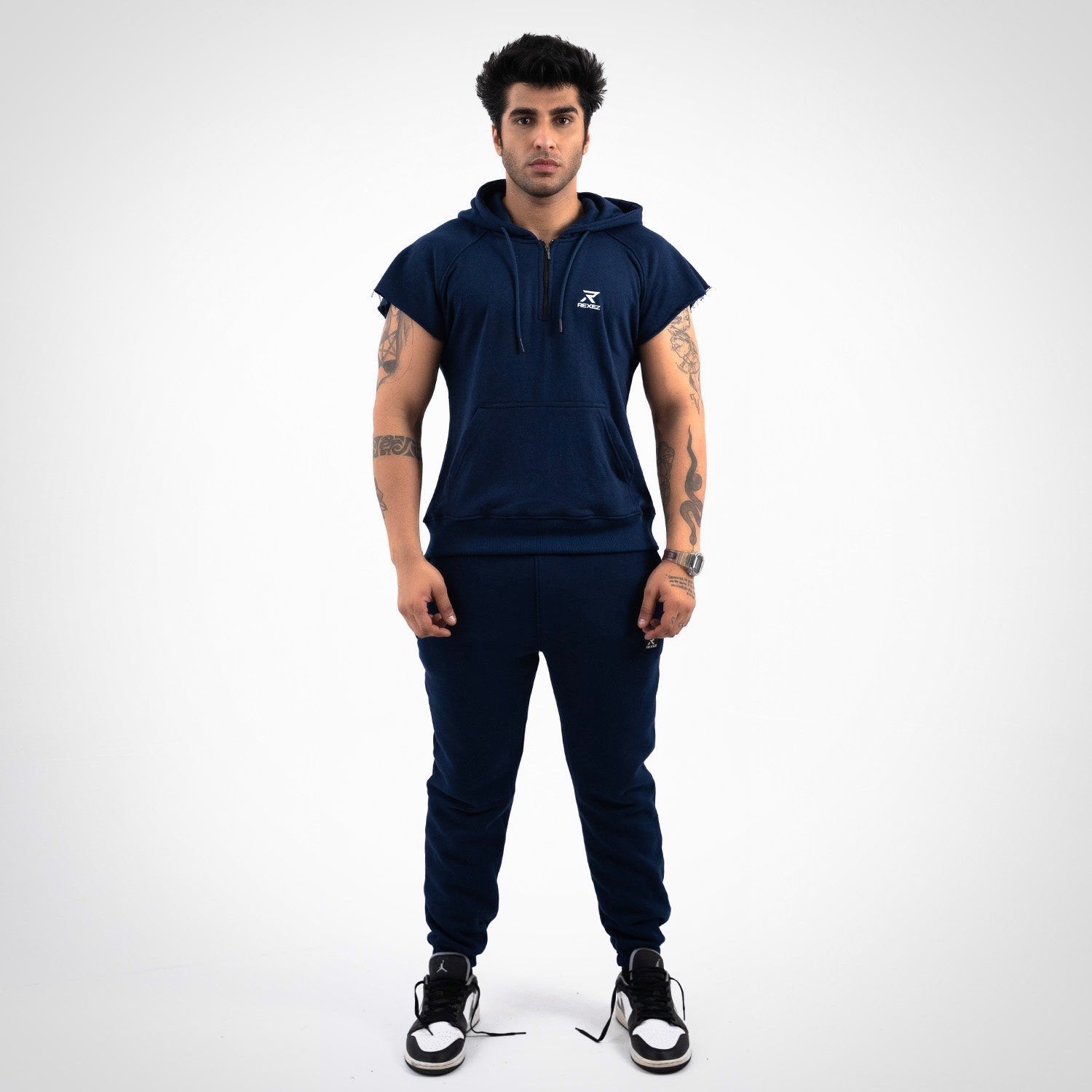 RoughCut Terry Hoodie - Rexez Fitwear
