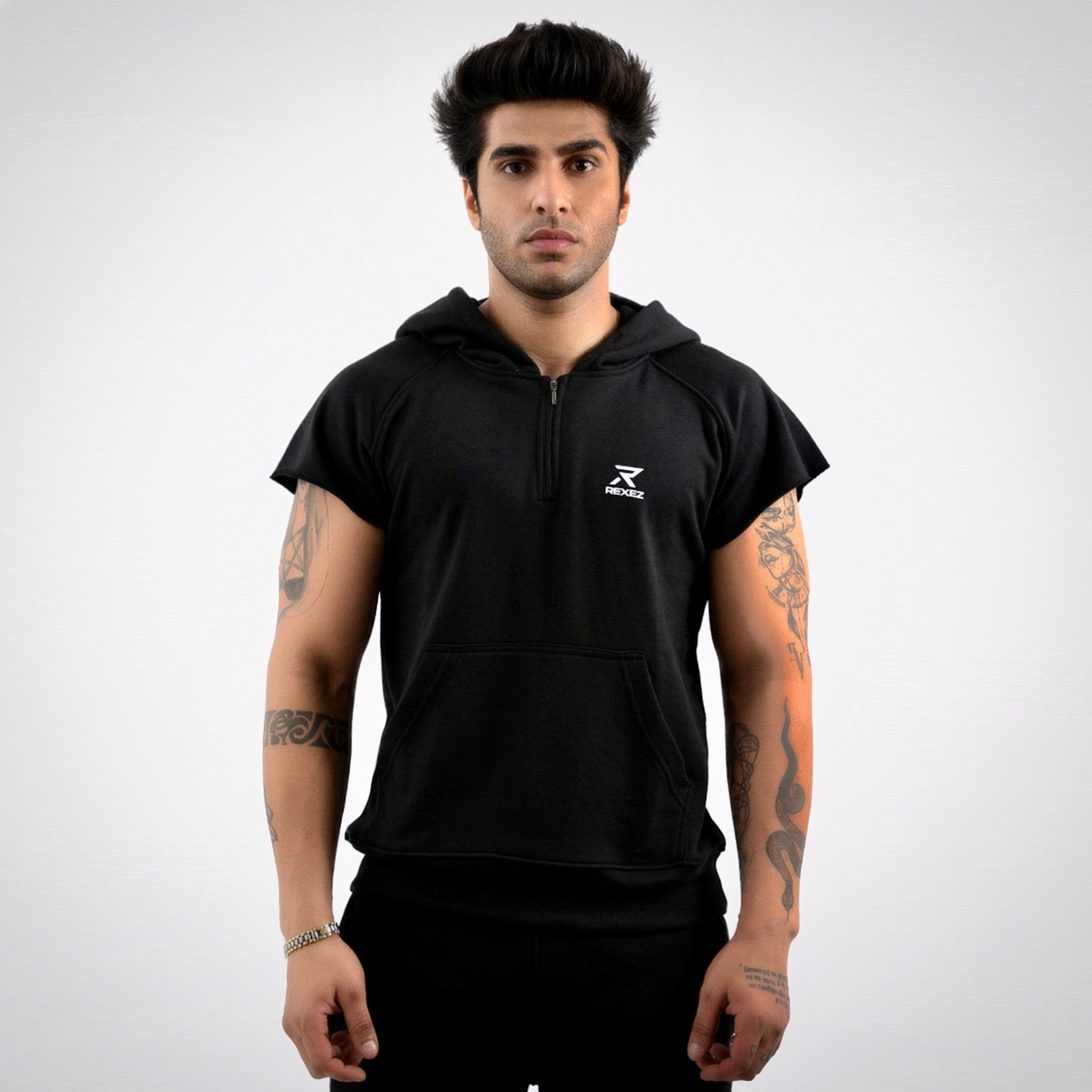 RoughCut Terry Hoodie - Rexez Fitwear