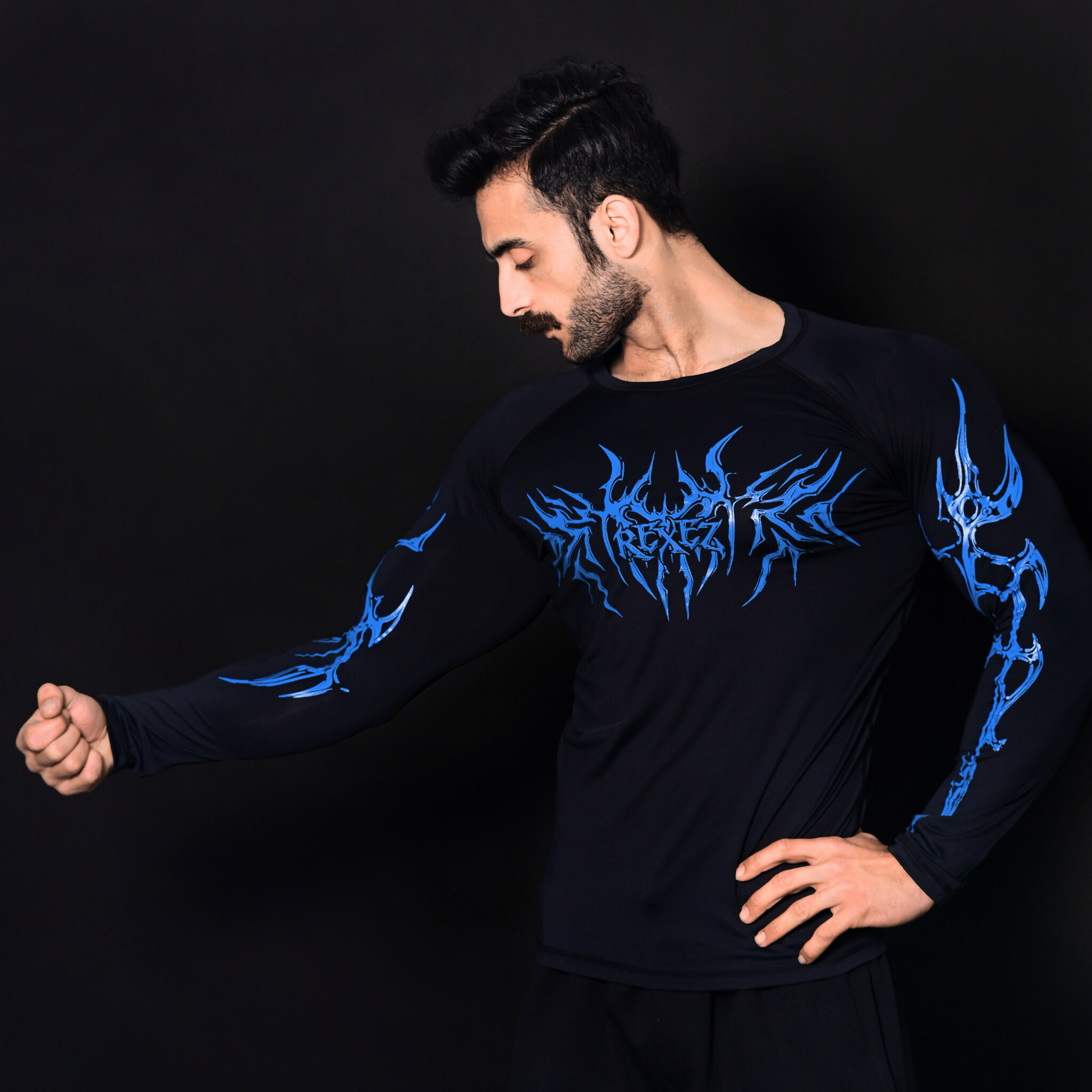 Shadow Long Sleeve Compression - Rexez Fitwear