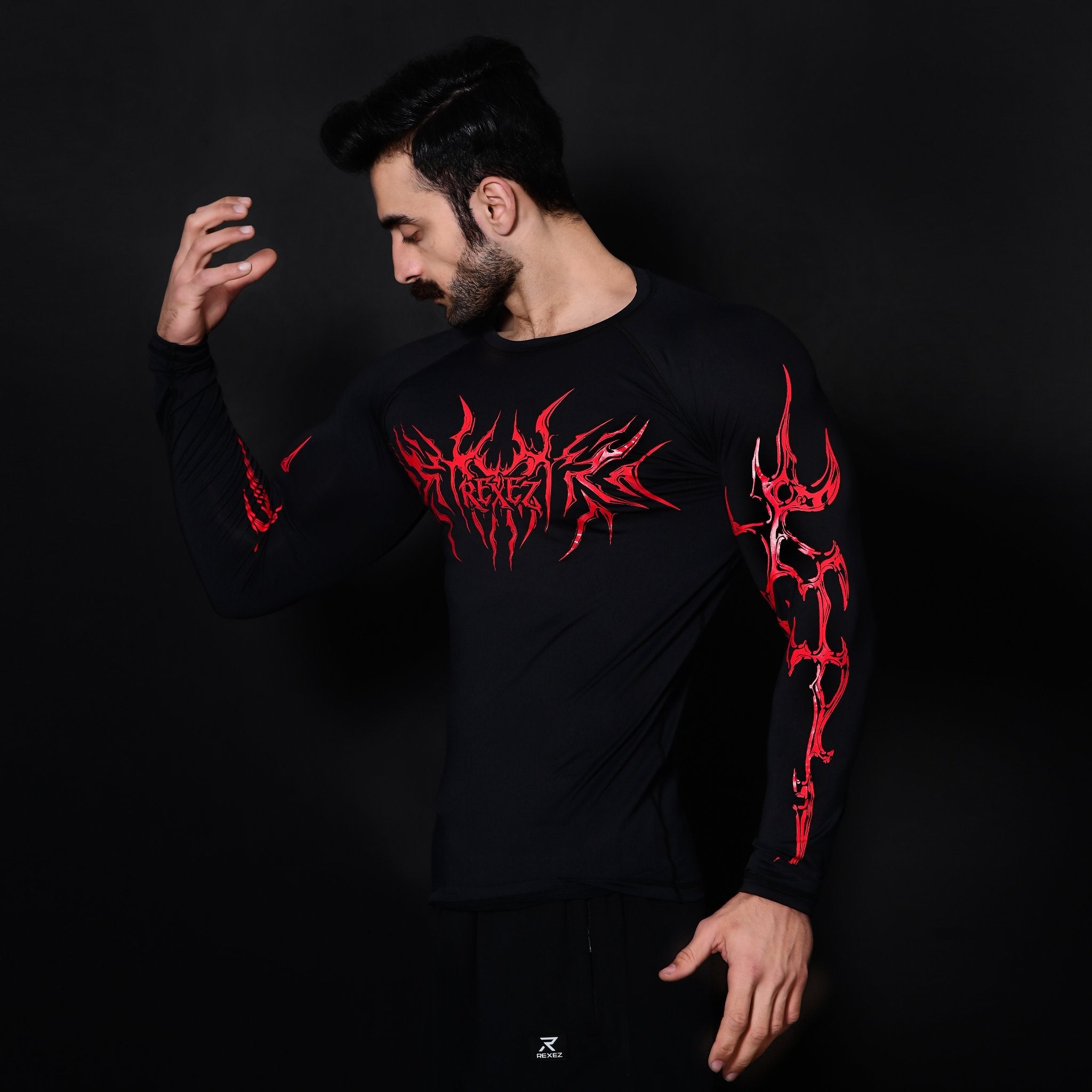 Shadow Long Sleeve Compression - Rexez Fitwear