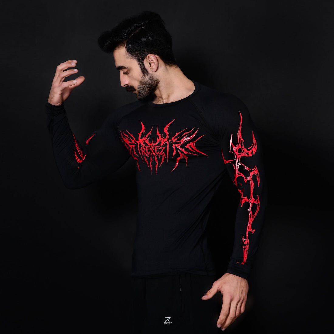 Shadow Long Sleeve Compression - Rexez Fitwear