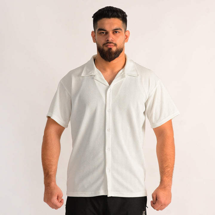 Weave Button - Down Shirt - Rexez Fitwear