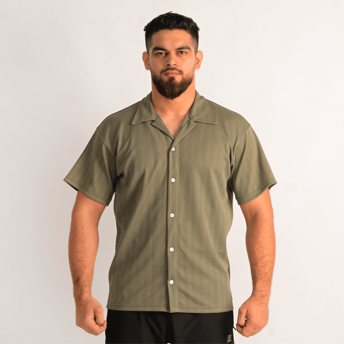 Weave Button - Down Shirt - Rexez Fitwear