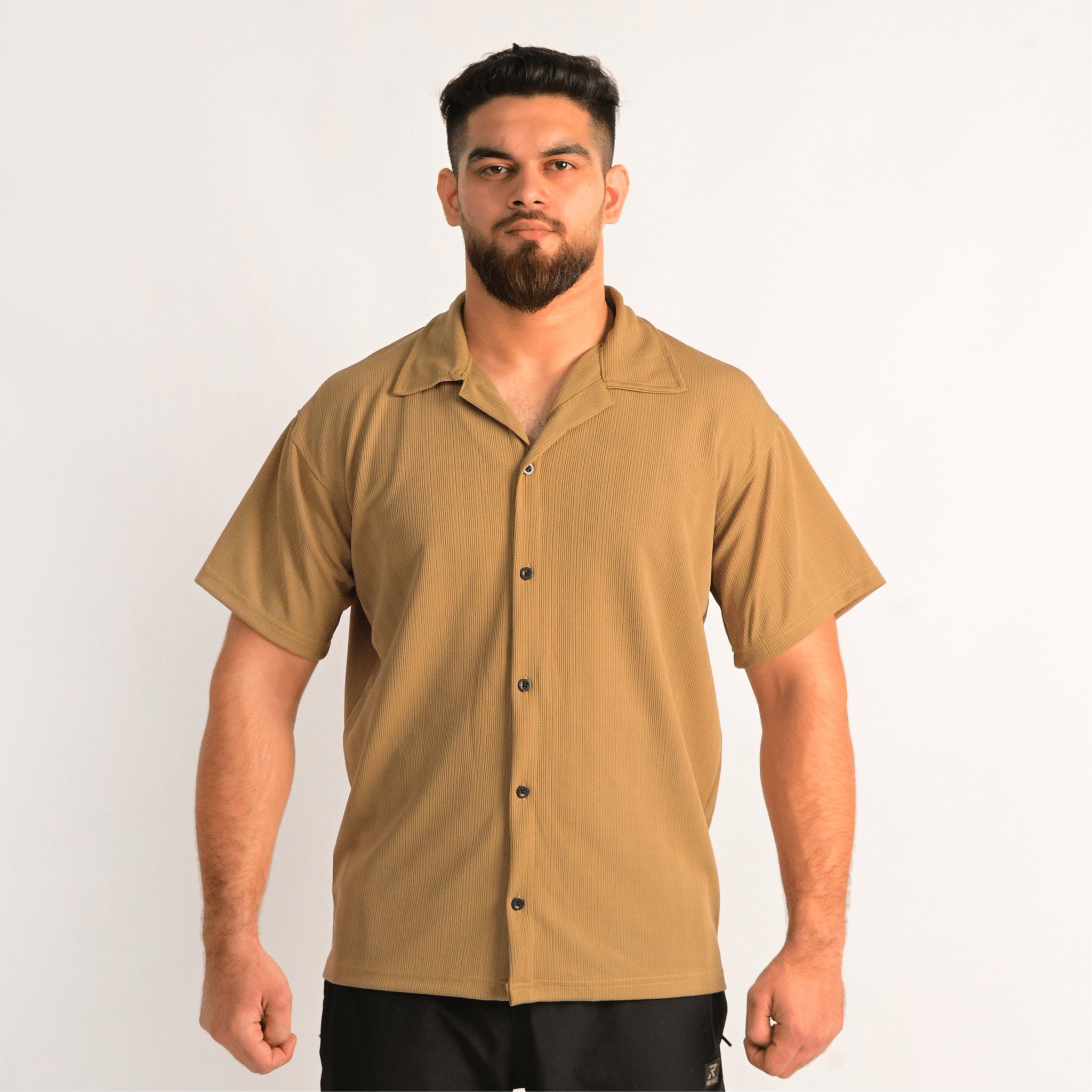 Weave Button - Down Shirt - Rexez Fitwear