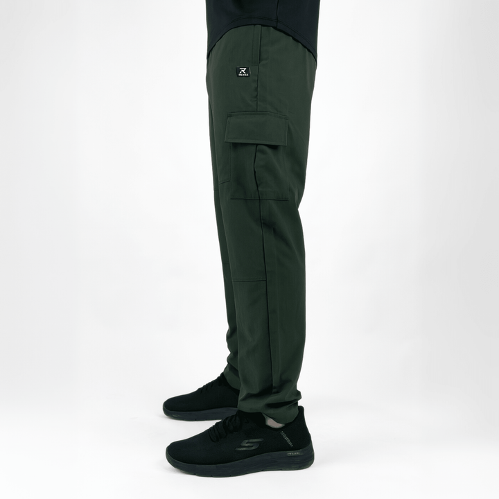 Woven Terry Cargo Pants - Rexez Fitwear