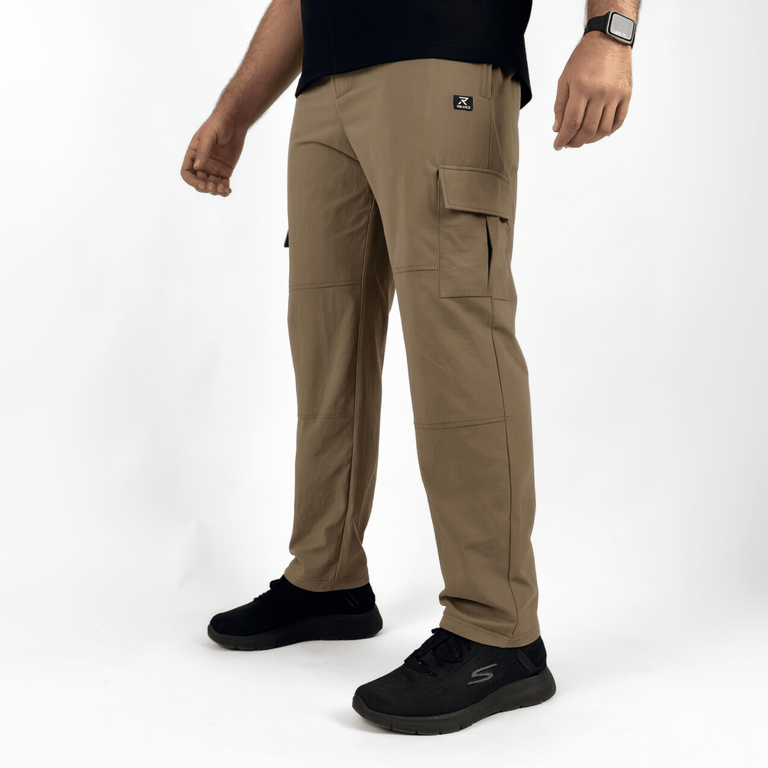 Woven Terry Cargo Pants - Rexez Fitwear