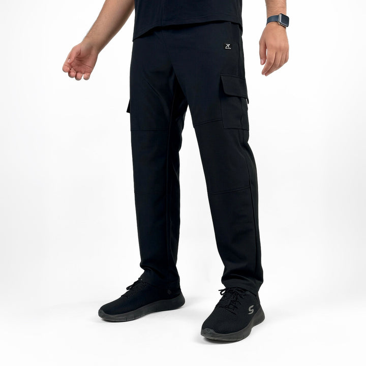 Woven Terry Cargo Pants - Rexez Fitwear
