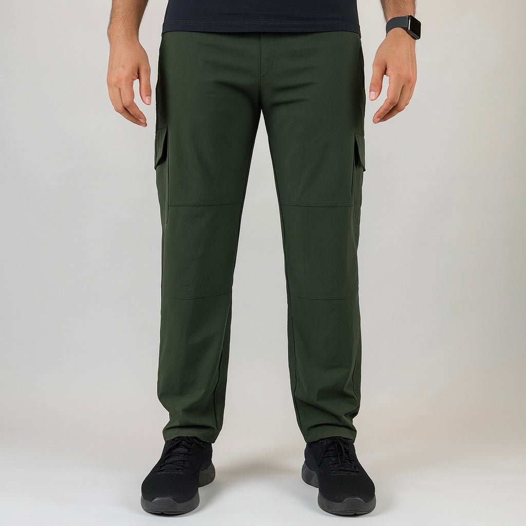Woven Terry Cargo Pants - Rexez Fitwear