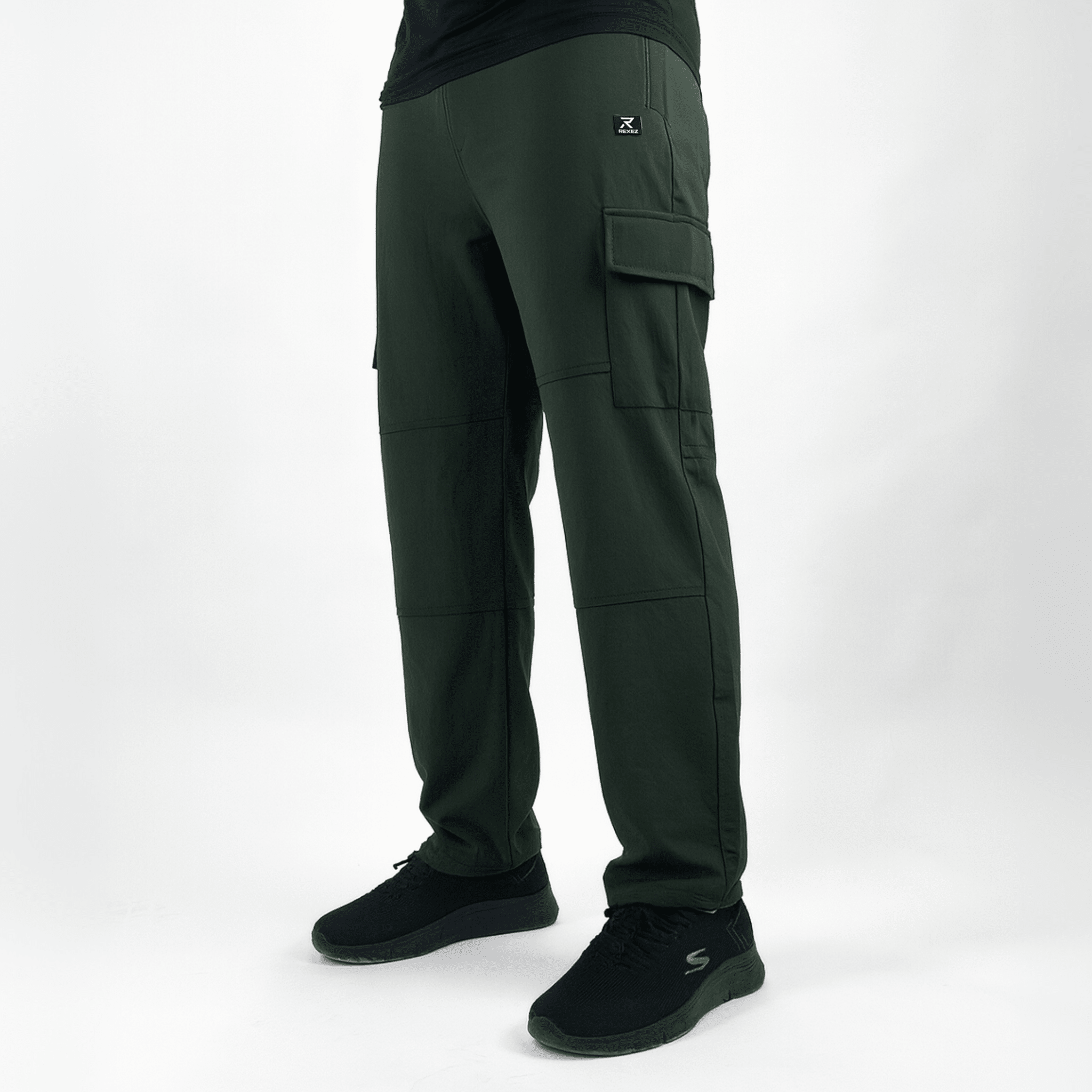 Woven Terry Cargo Pants - Rexez Fitwear