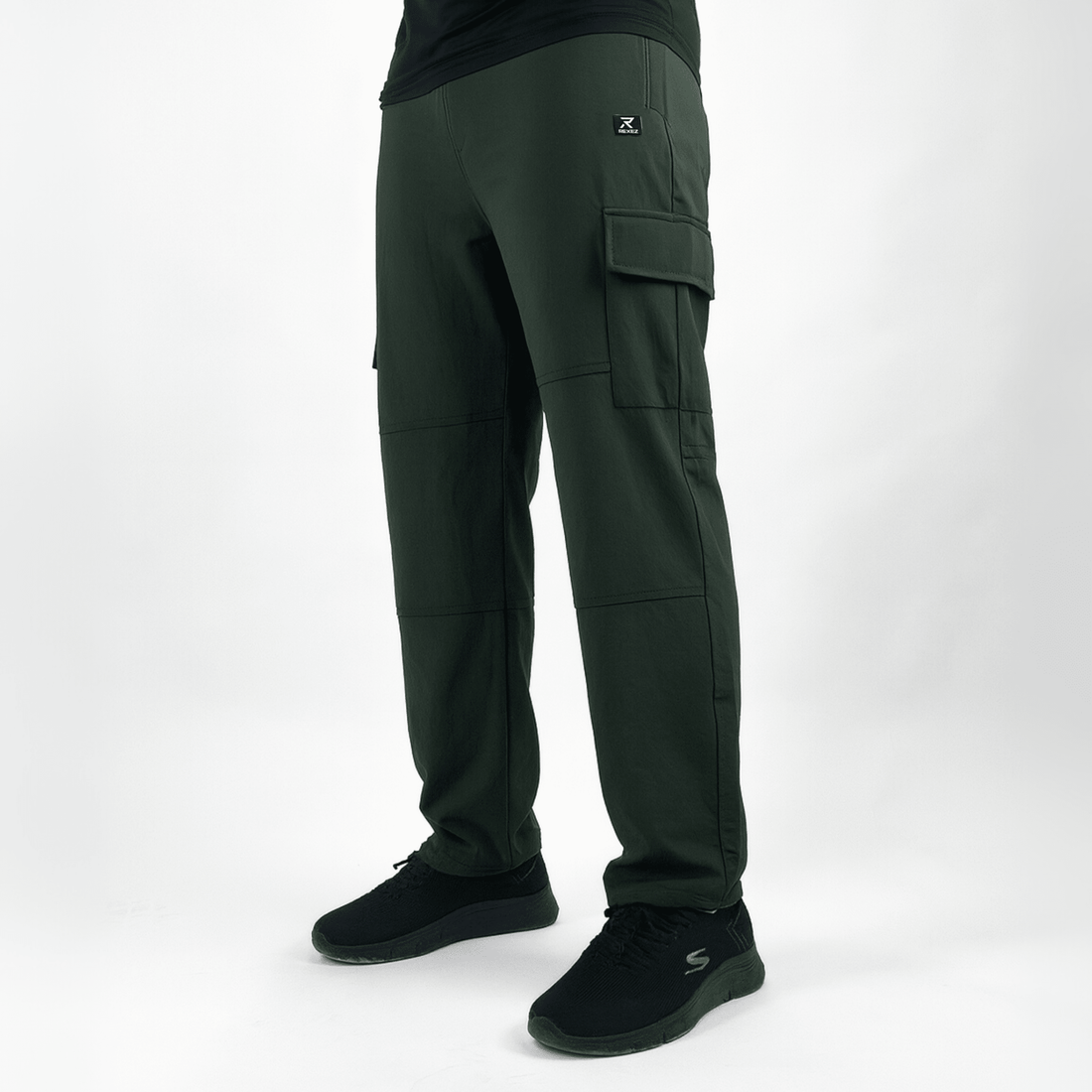 Woven Terry Cargo Pants - Rexez Fitwear